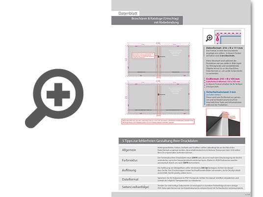Product Bild brosch__re_mit_pur-klebebindung__endformat_quadrat_10_5_cm_x_10_5_cm__300-seitig